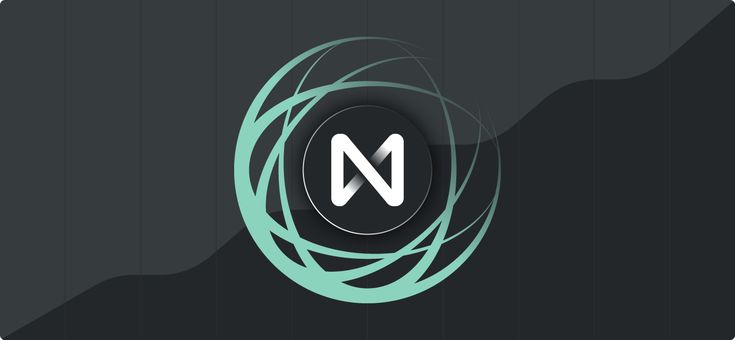 This may contain: the letter n is surrounded by green and black lines on a dark background with an oval shape