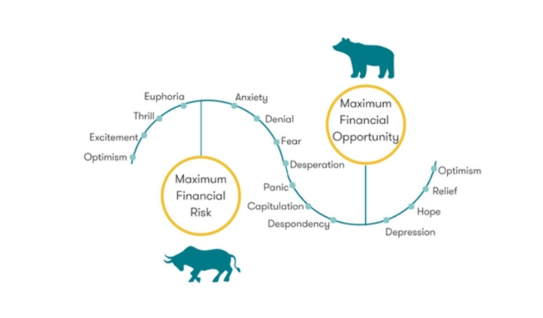 Pankaj Parekh on X: "Maximum Risk & Opportunity. Maximum Risk:- When emotions are optimistic, excitement, thrill and euphoria. Maximum Opportunity:- Negative emotions like anxiety, denial, fear, desperation, panic and capitulation. https://t.co/sbmfGFRJwC" / X