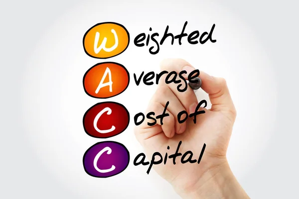 WACC - Weighted Average Cost of Capital acronym Stock Vector by ©dizanna 316897764