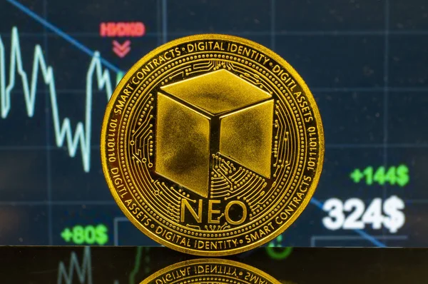 Neo is a modern way of exchange and this crypto currency is a convenient means of payment in the financial — Stock Photo © winst2014 #288499772