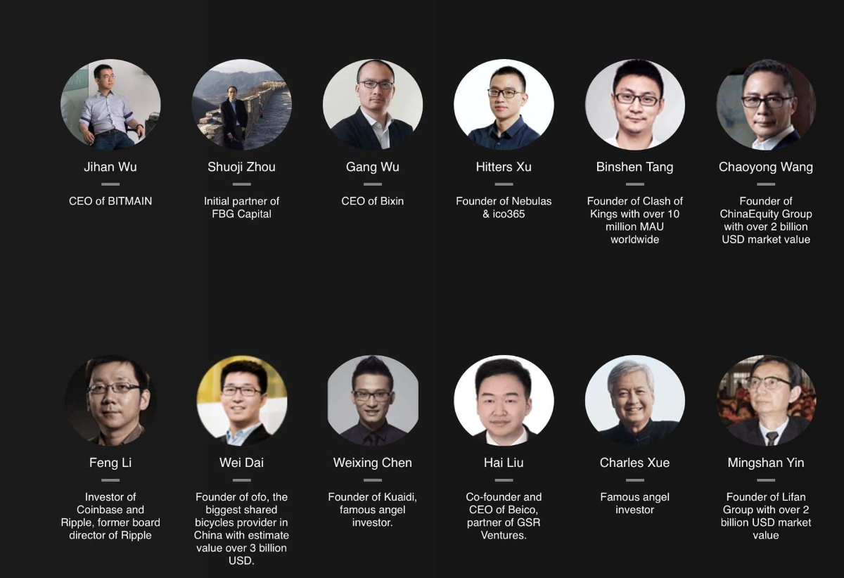 investors of tron network