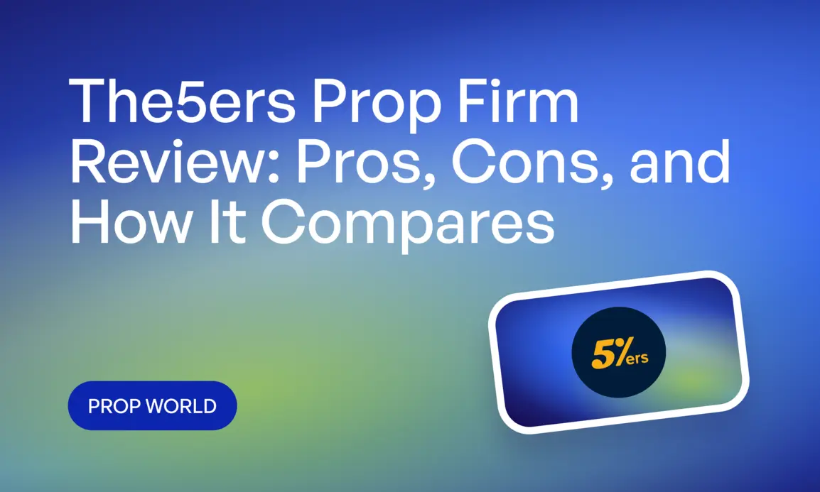 Comparison table of prop firm features