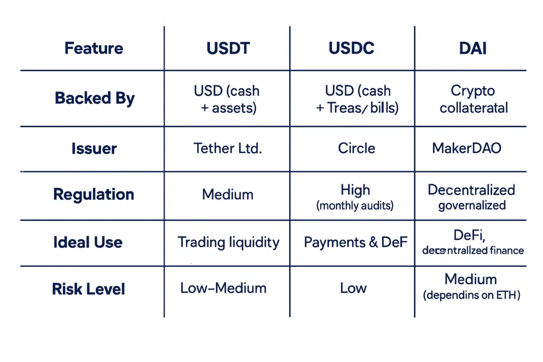 Comparison Table: Bitget vs Top Exchanges